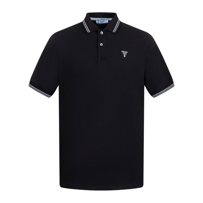 PRADA Polo Shirts Men Black