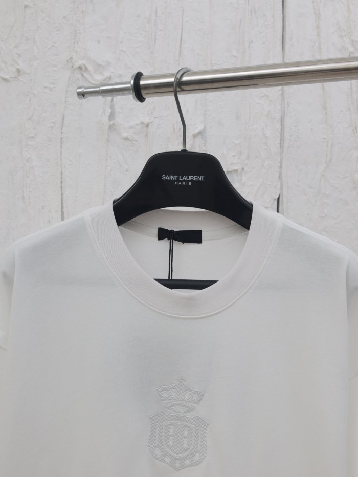 Prada Raised Logo round-neck T-shirt