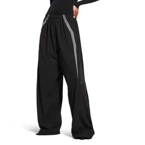 Balenciaga Men's Large Tracksuit Pants in Black Grey