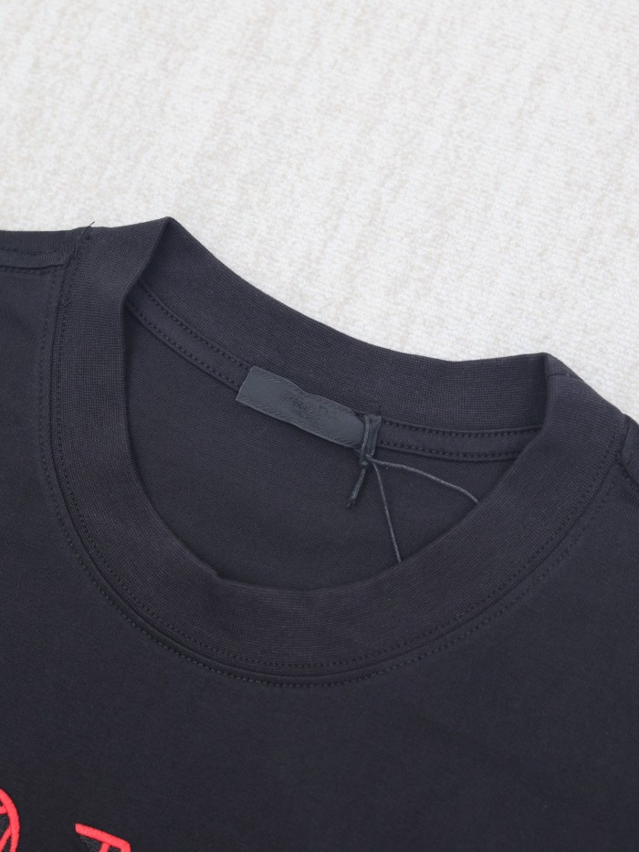 Prada Logo Cotton Short-Sleeve T-Shirt