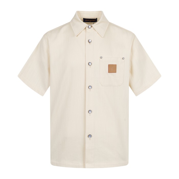 Louis Vuitton Silk-Blend Short-Sleeved T-Shirt