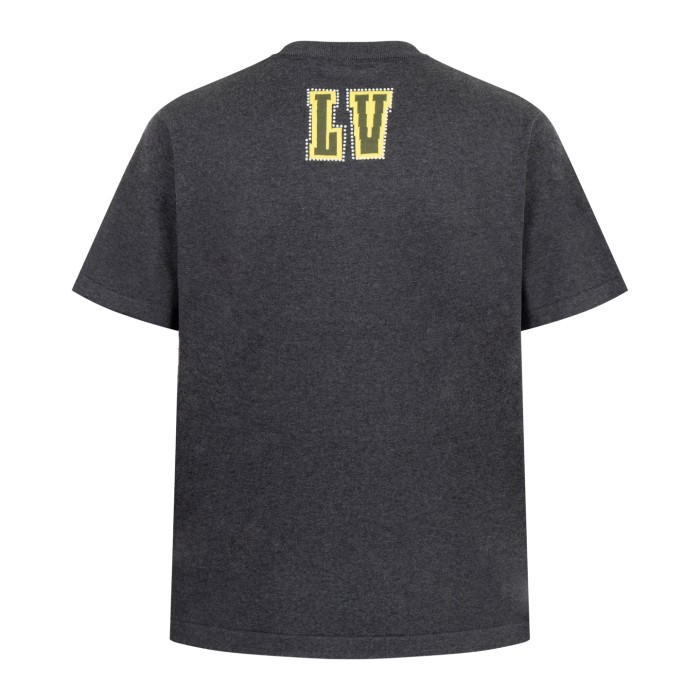 Louis Vuitton Embellished Short-Sleeved Cotton Crewneck T-shirt