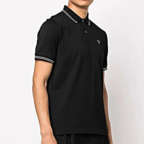 PRADA Polo Shirts Men Black