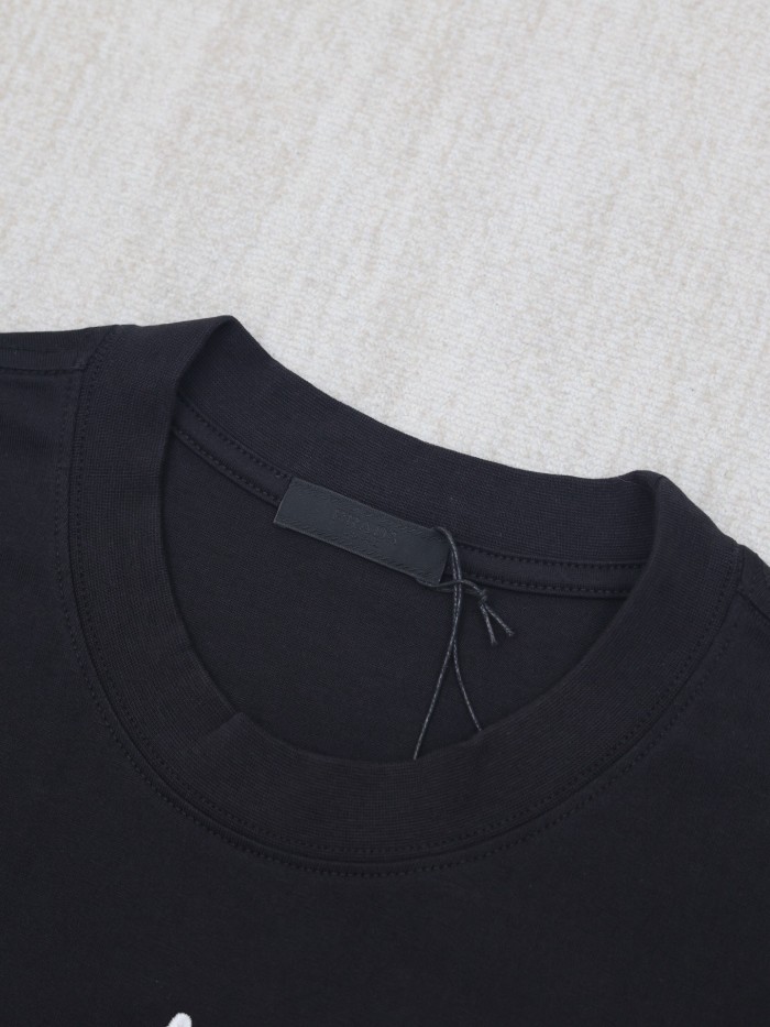 Prada Embroidered Logo T-Shirt