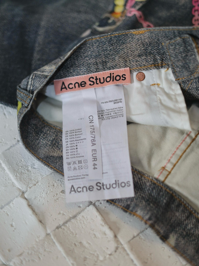 Acne Studios - Denim Shorts - Loose Fit - Mid Blue