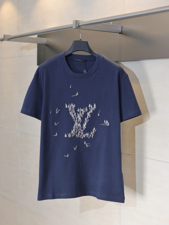 Louis Vuitton Embroidered Cotton T-Shirt