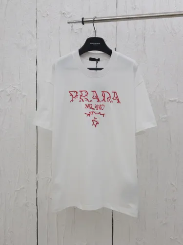 Prada Logo Cotton Short-Sleeve T-Shirt