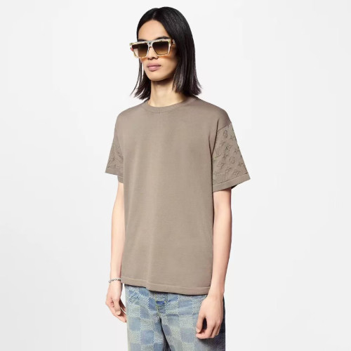 Louis Vuitton Cotton Crewneck Short-Sleeved T-shirt