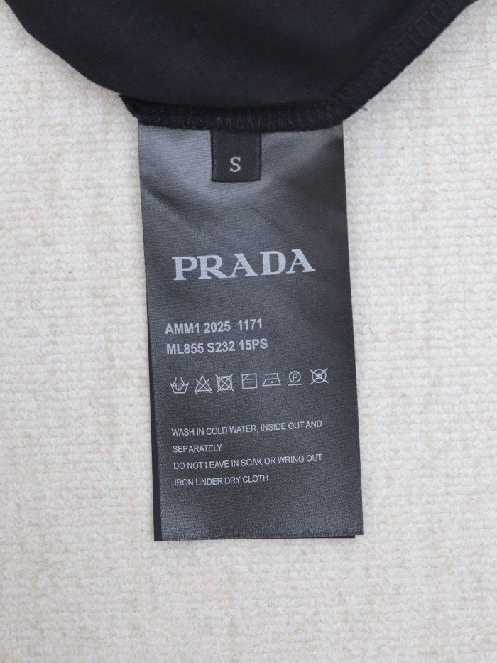 Prada Silicone Chest Logo T-shirt