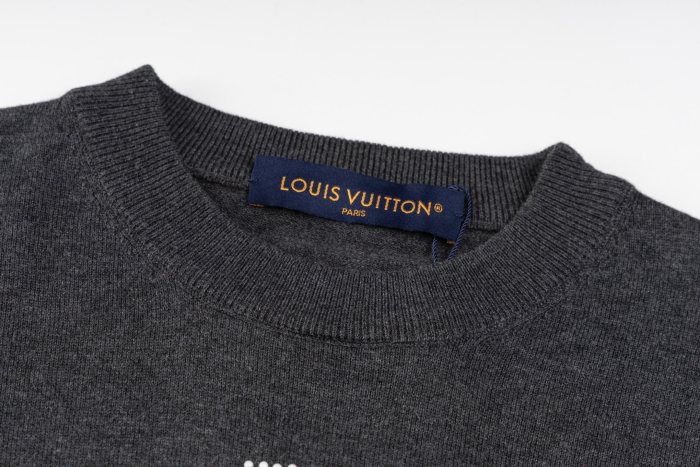 Louis Vuitton Embellished Short-Sleeved Cotton Crewneck T-shirt