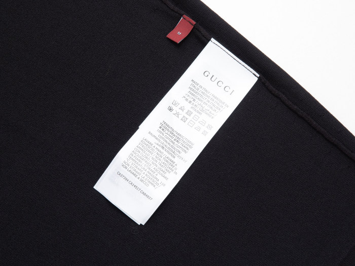 GUCCI Logo-Intarsia Wool-Blend Polo Shirt for Men