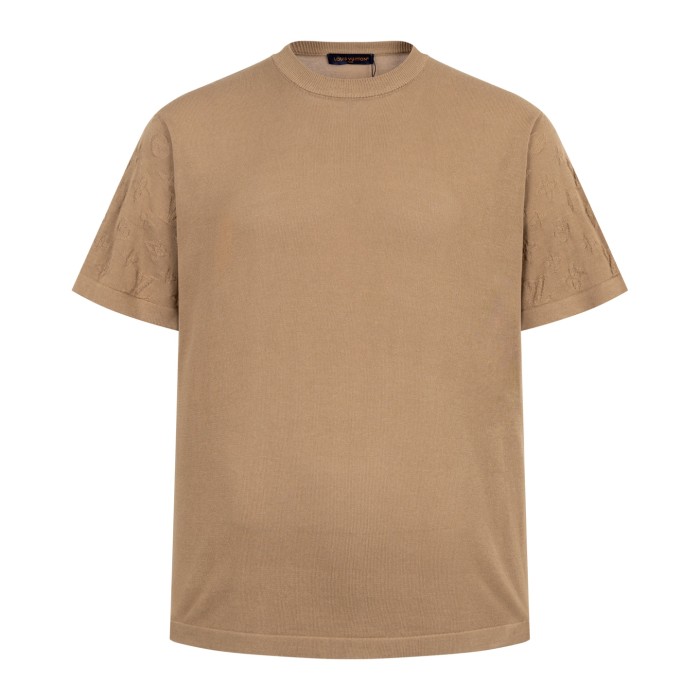 Louis Vuitton Cotton Crewneck Short-Sleeved T-shirt