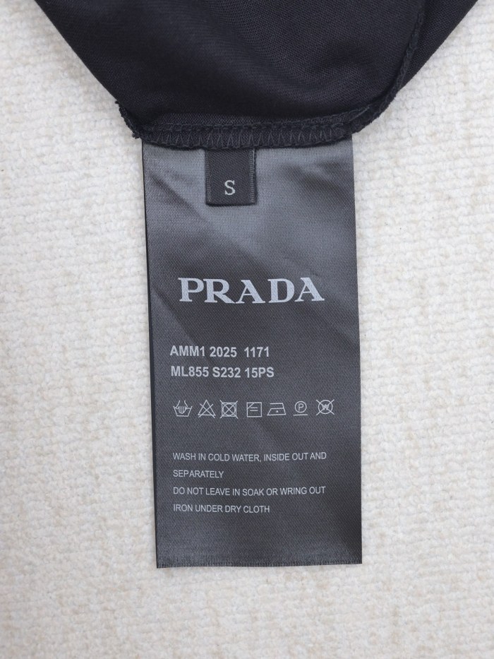 Prada Printed Cotton Short-Sleeved T-Shirt