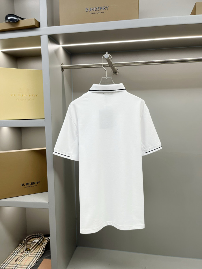 Moncler Optical Logo Patch Cotton Polo Shirt