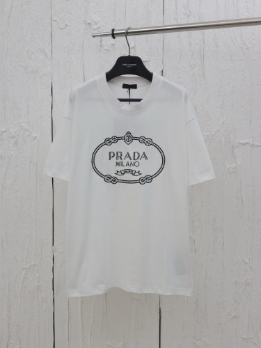 Prada Logo-print Cotton Cropped T-shirt