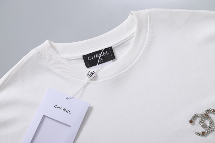 Chanel Diamond CC Short Sleeve T-Shirt