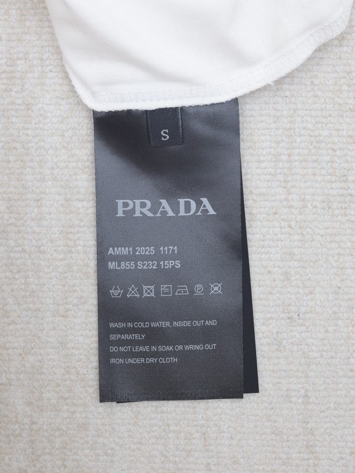 Prada Logo-print Cotton Cropped T-shirt