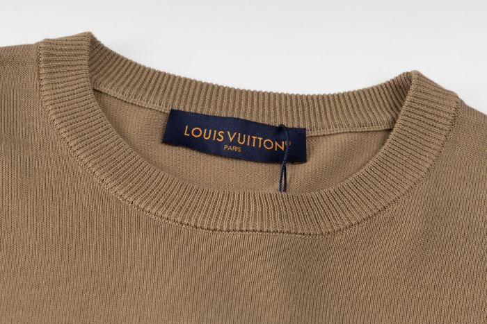 Louis Vuitton Cotton Crewneck Short-Sleeved T-shirt
