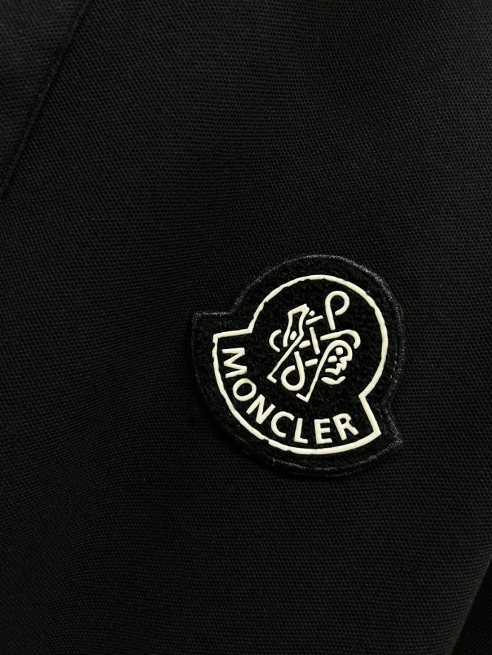 Moncler Year of the Snake Patch Cotton Piquet Polo Shirt