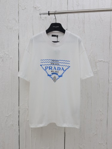 Prada Printed Cotton Short-Sleeved T-Shirt