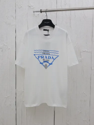 Prada Printed Cotton Short-Sleeved T-Shirt