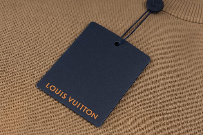 Louis Vuitton Cotton Crewneck Short-Sleeved T-shirt