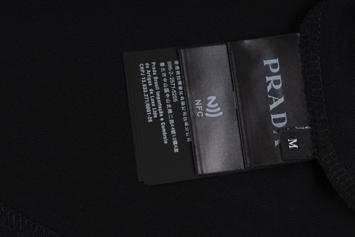 PRADA Polo Shirts Men Black