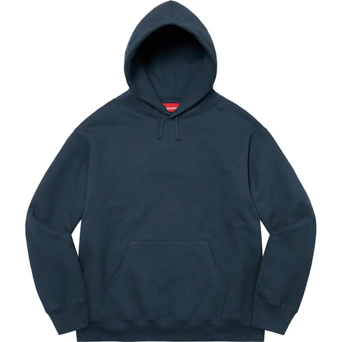 Supreme Satin Appliqué Hooded Sweatshirt