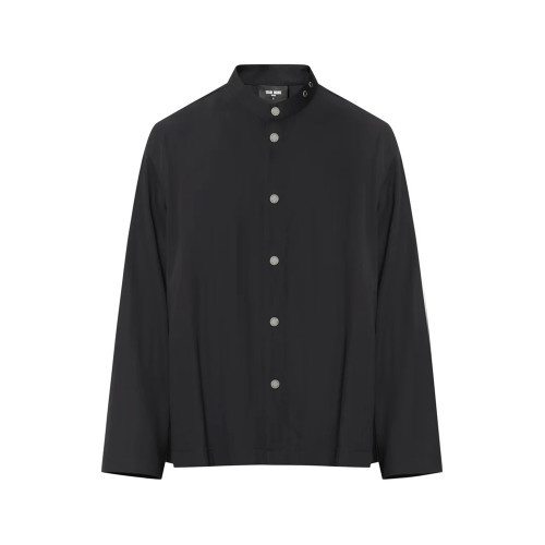 TEAM WANG CHOICES BANDED COLLAR SHIRT