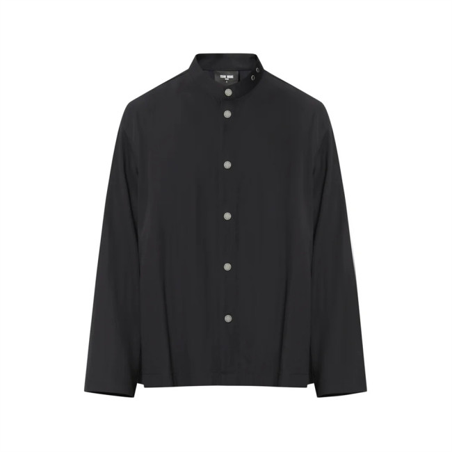 TEAM WANG CHOICES BANDED COLLAR SHIRT