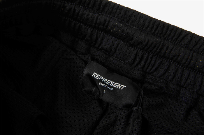 REPRESENT OWNERS CLUB SCRIPT MESH SHORTS