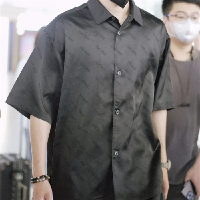 TEAM WANG MONOGRAM SHORT SLEEVE SHIRT