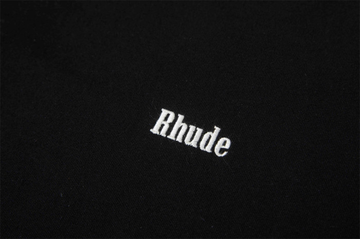 RHUDE CLASSIQUE MOCK NECK TEE