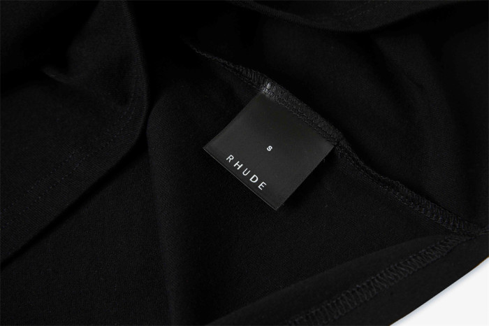 RHUDE CLASSIQUE MOCK NECK TEE