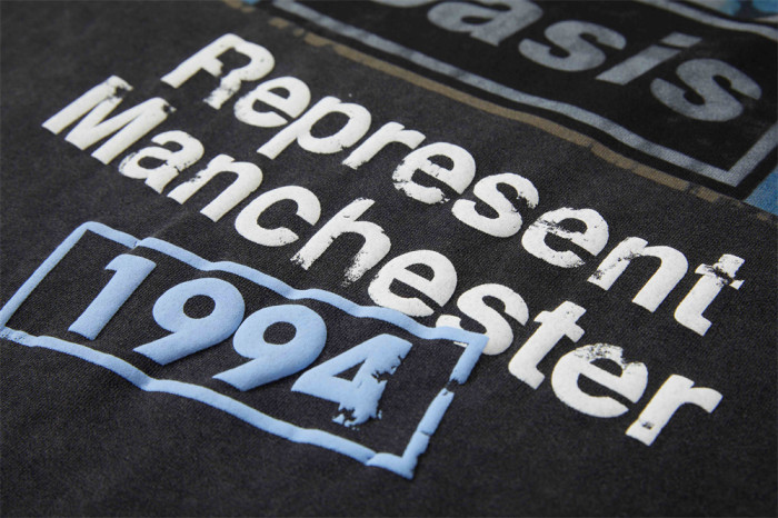 Represent X Oasis Maine Road New Vintage BOXY T-Shirt