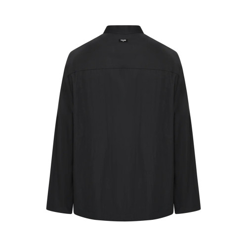 TEAM WANG CHOICES BANDED COLLAR SHIRT