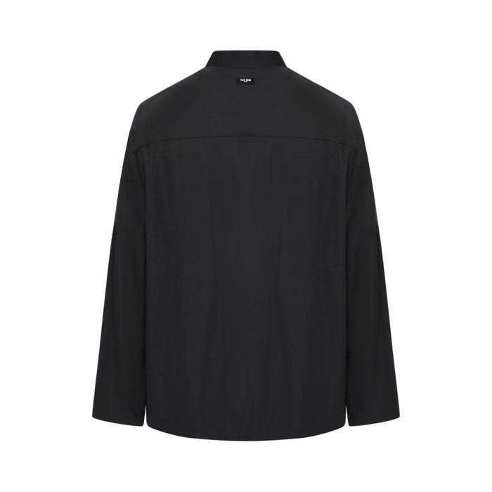 TEAM WANG CHOICES BANDED COLLAR SHIRT