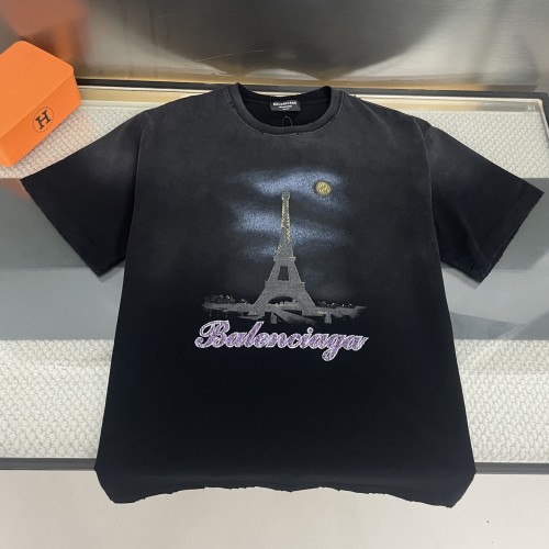 Balenciaga Paris Eiffel Tower Short Sleeve T-Shirt