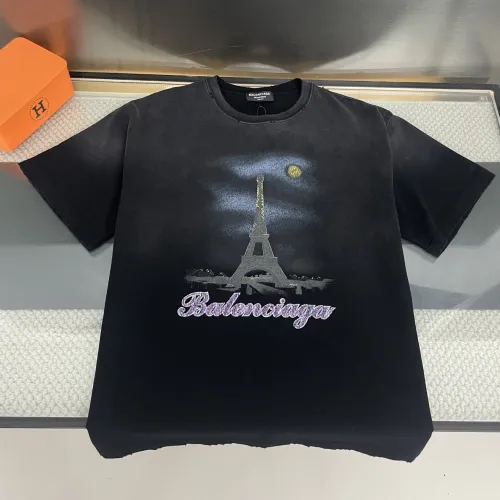 Balenciaga Paris Eiffel Tower Short Sleeve T-Shirt
