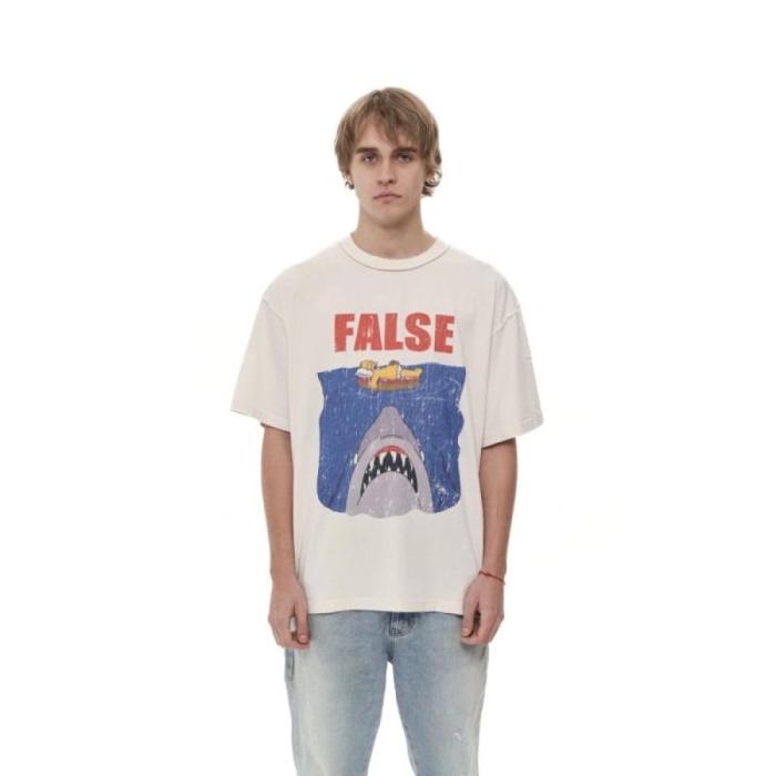 FALSE PERCEPTION Simpson Shark short-sleeved T-shirt