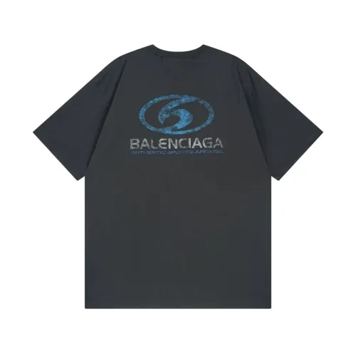 Balenciaga Blurred Logo Print Short Sleeve T-Shirt