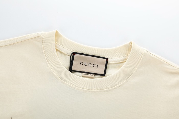 Gucci Schnauzer Print Short-sleeved T-shirt