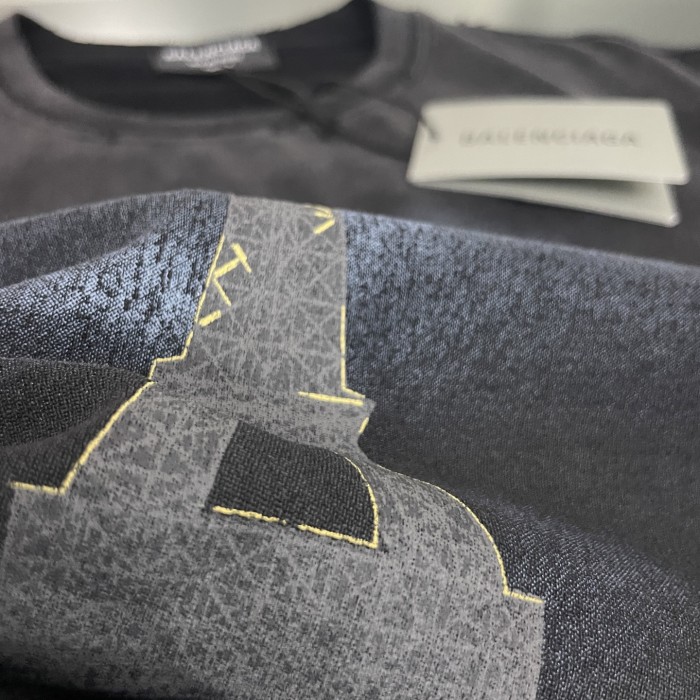 Balenciaga Paris Eiffel Tower Short Sleeve T-Shirt