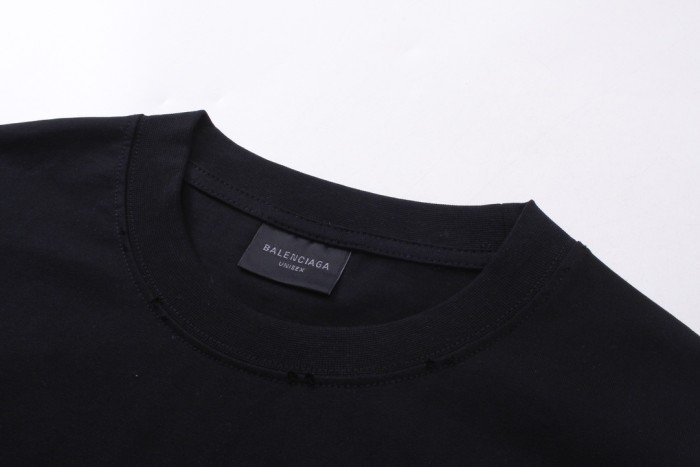 Balenciaga Oversized T-Shirt in Dirty White & Black