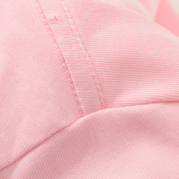 Women's Balenciaga Nail Polish Cropped T-shirt in Baby Pink