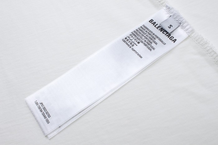 Balenciaga Blurred Logo Print Short Sleeve T-Shirt