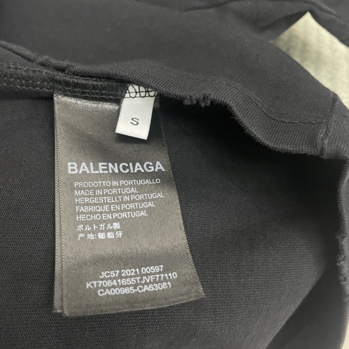 Balenciaga Paris Eiffel Tower Short Sleeve T-Shirt