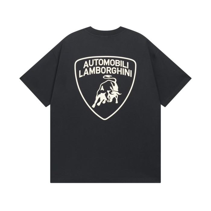 Balenciaga x Lamborghini Printed Short-sleeved T-shirt