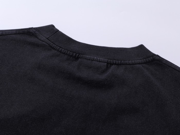 Balenciaga Pigalle T-shirt Oversized in Black Faded