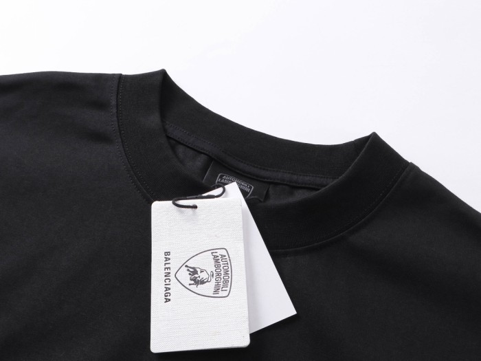 Balenciaga x Lamborghini Printed Short-sleeved T-shirt